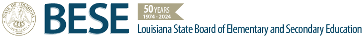 Logo of Louisiana State Board of Elementary and Secondary Education