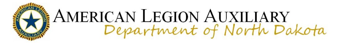 Logo of American Legion Auxiliary Department of North Dakota