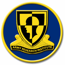 Logo of U.S. Army Research Institute for the Behavioral and Social Sciences