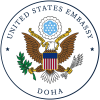 Logo of U.S. Embassy in Qatar