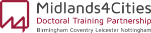 Logo of Midlands4Cities Doctoral Training Partnership