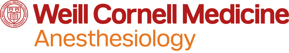 Logo of Weill Cornell Medicine - Department of Anesthesiology