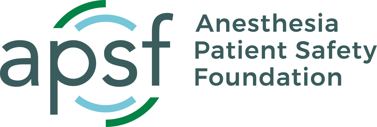 Logo of Anesthesia Patient Safety Foundation