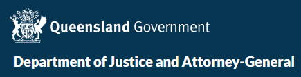 Logo of Department of Justice and Attorney-General