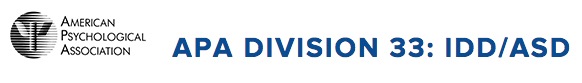 Logo of Division 33: Intellectual and Developmental Disabilities / Autism Spectrum Disorder