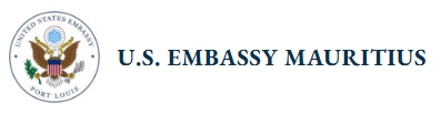 Logo of U.S. Embassy Mauritius